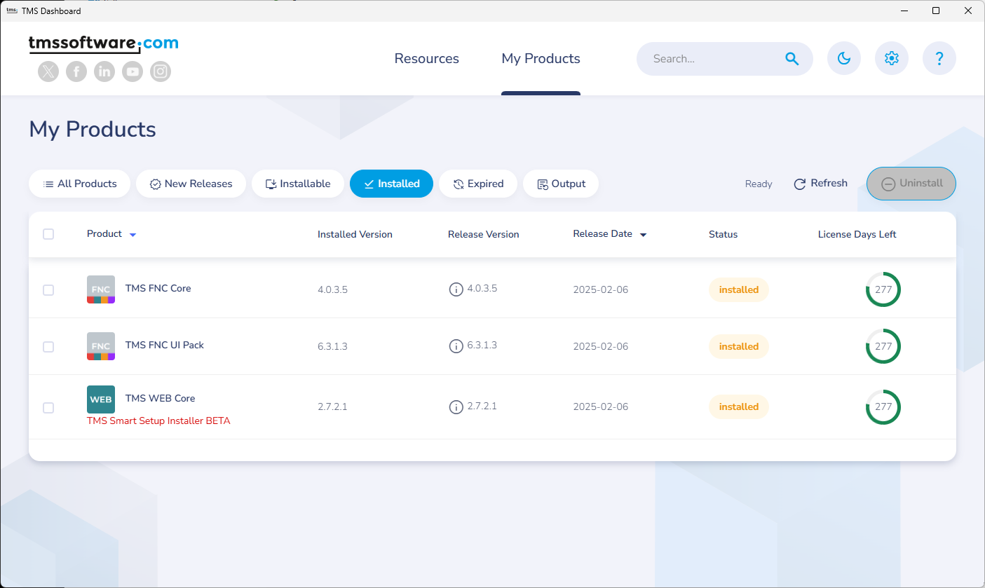 TMS Software Delphi  Components 