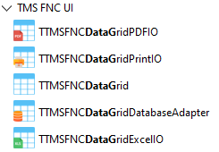 TMS Software Delphi  Components 