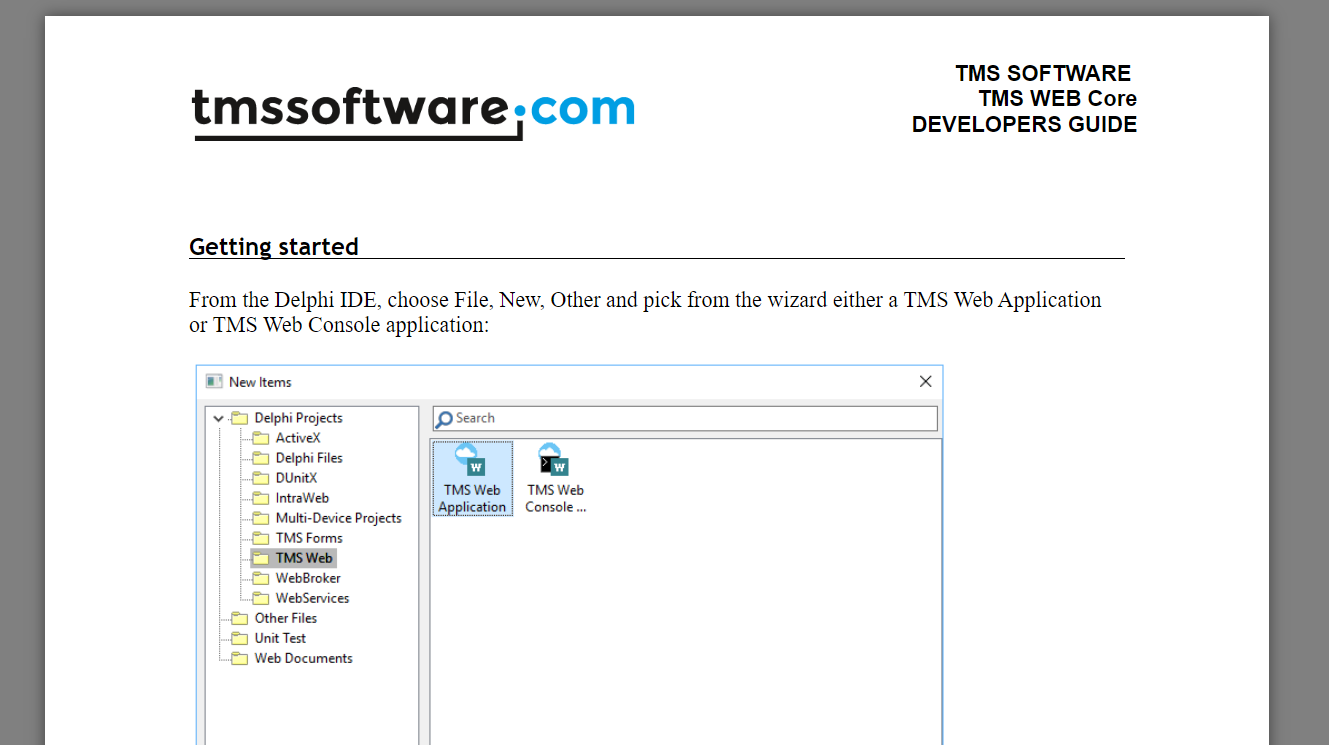 TMS Software Delphi  Components 