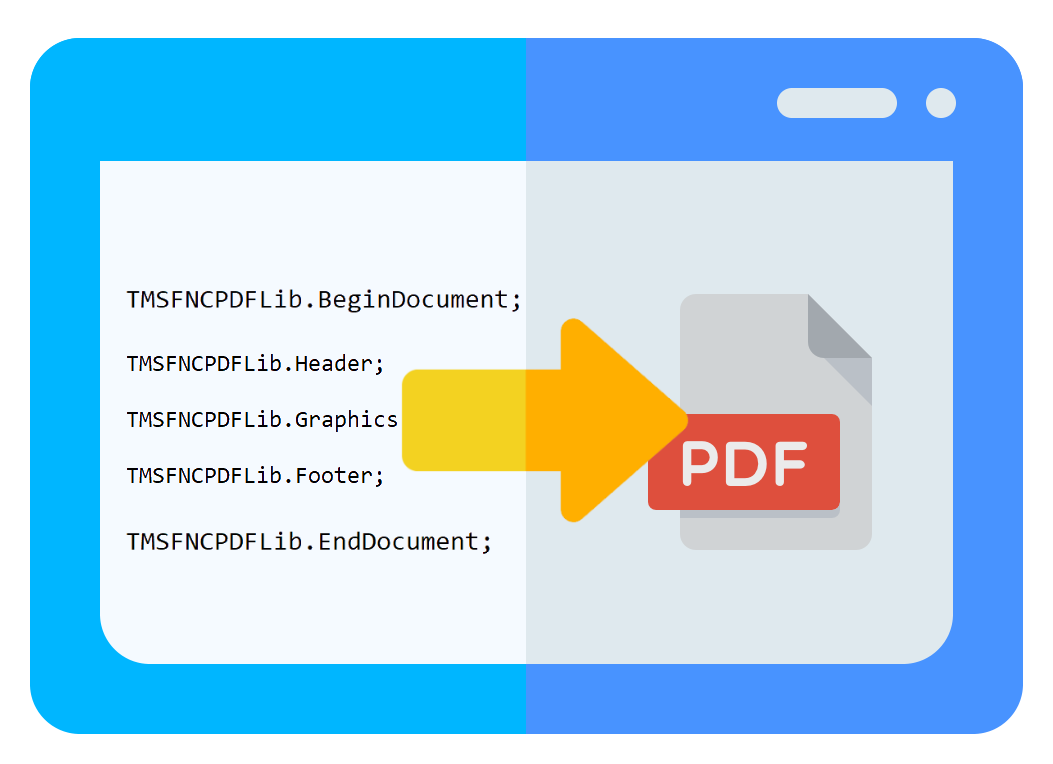 Programmatically generate PDF files in your application